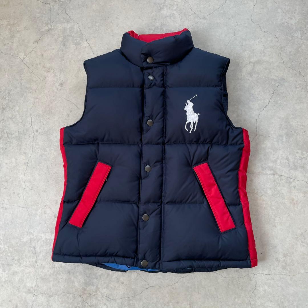 RALPH LAUREN ラルフローレン ダウンベスト ビッグポニー ネイビー