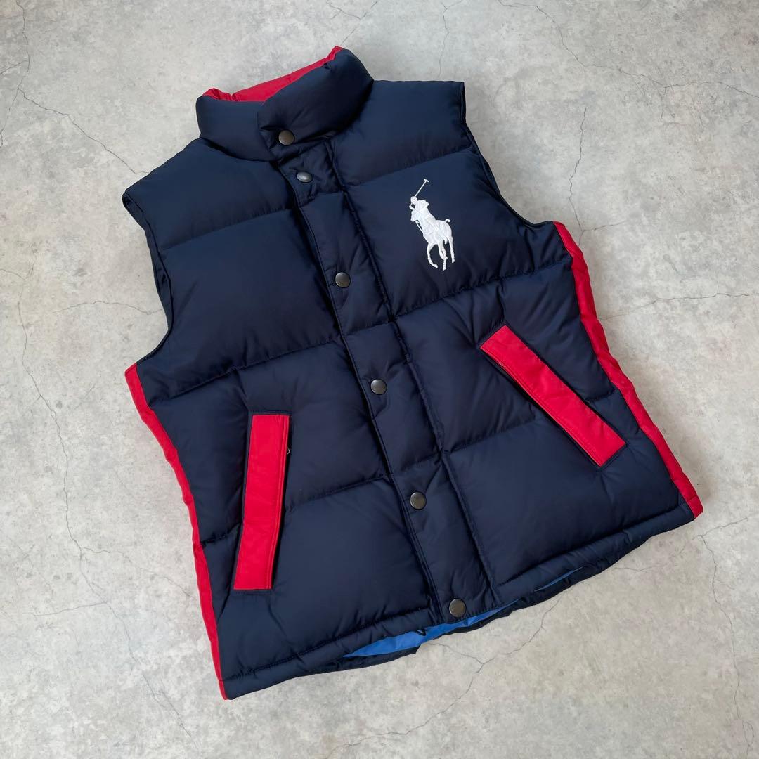 RALPH LAUREN ラルフローレン ダウンベスト ビッグポニー ネイビー