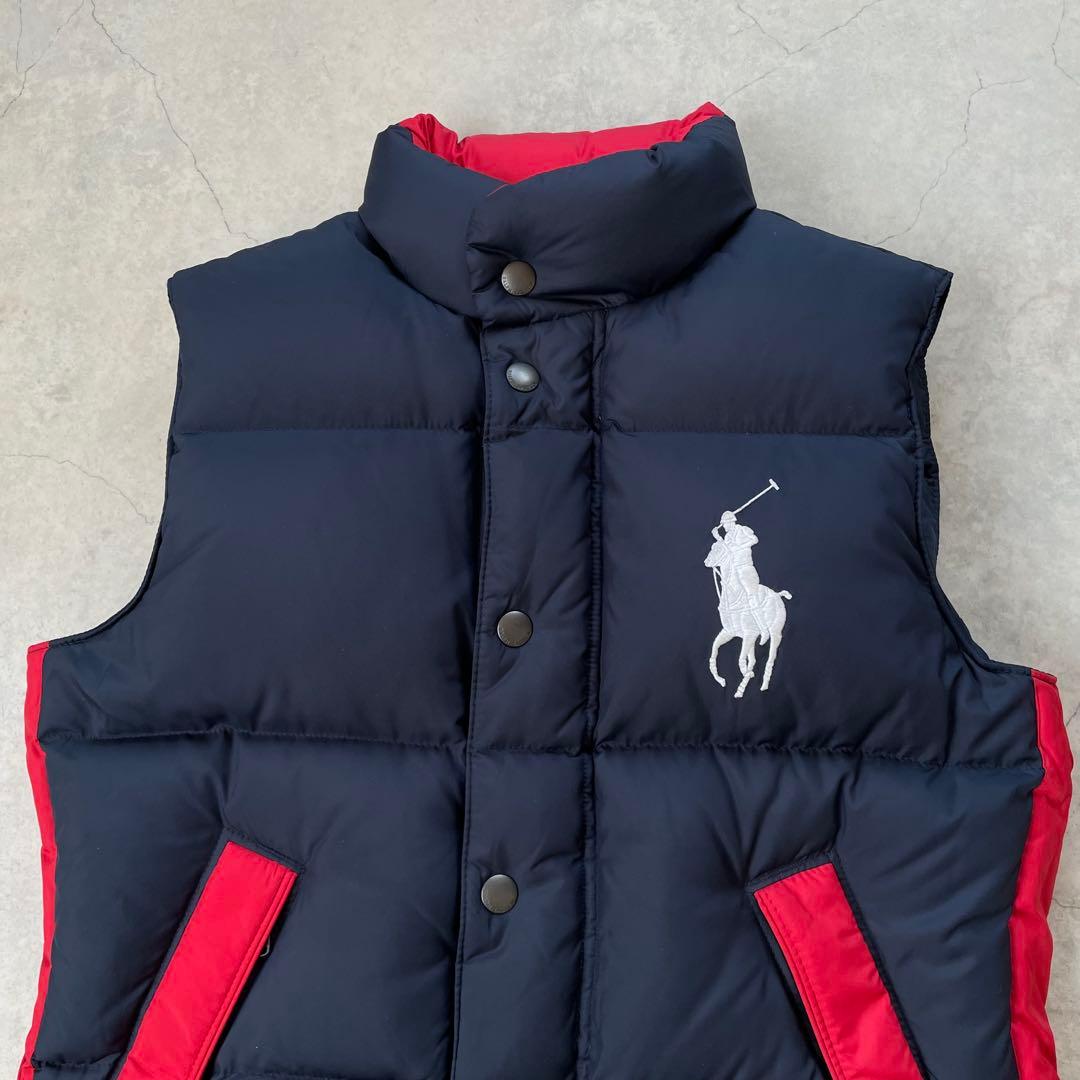 RALPH LAUREN ラルフローレン ダウンベスト ビッグポニー ネイビー