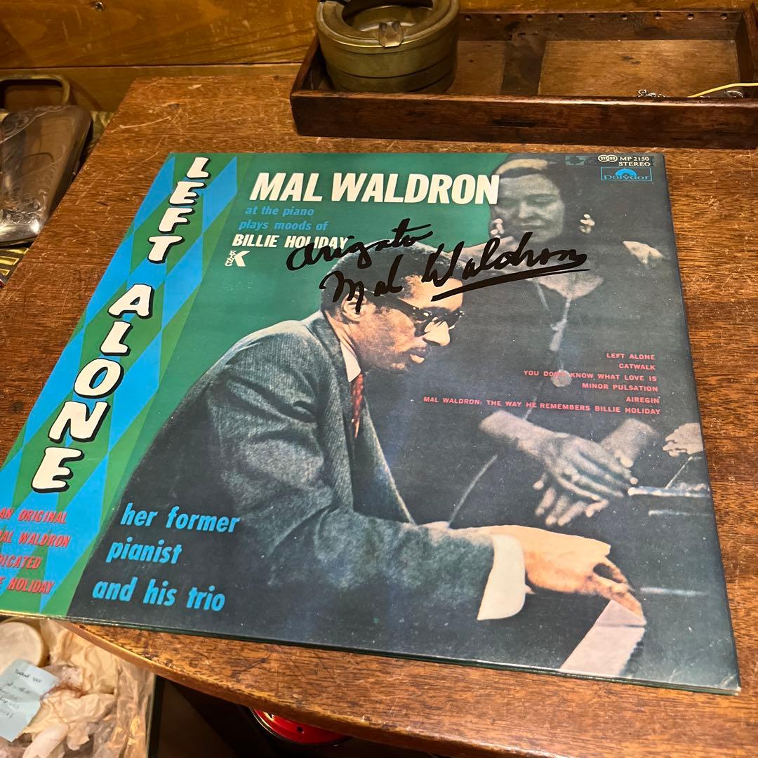 Mal Waldron Left Alone サイン入りレコード