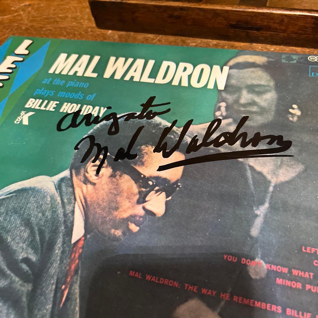 Mal Waldron Left Alone サイン入りレコード
