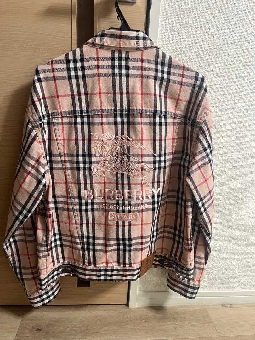 22ss Supreme Burberry Denim Jacket Mサイズ