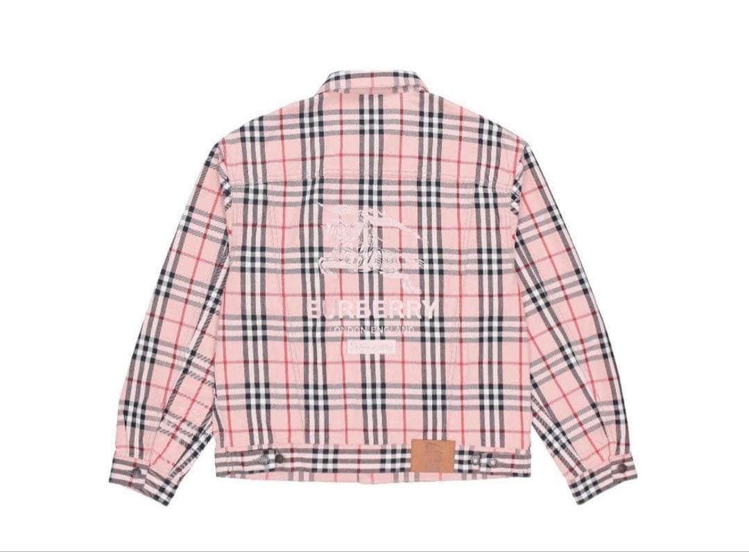 22ss Supreme Burberry Denim Jacket Mサイズ