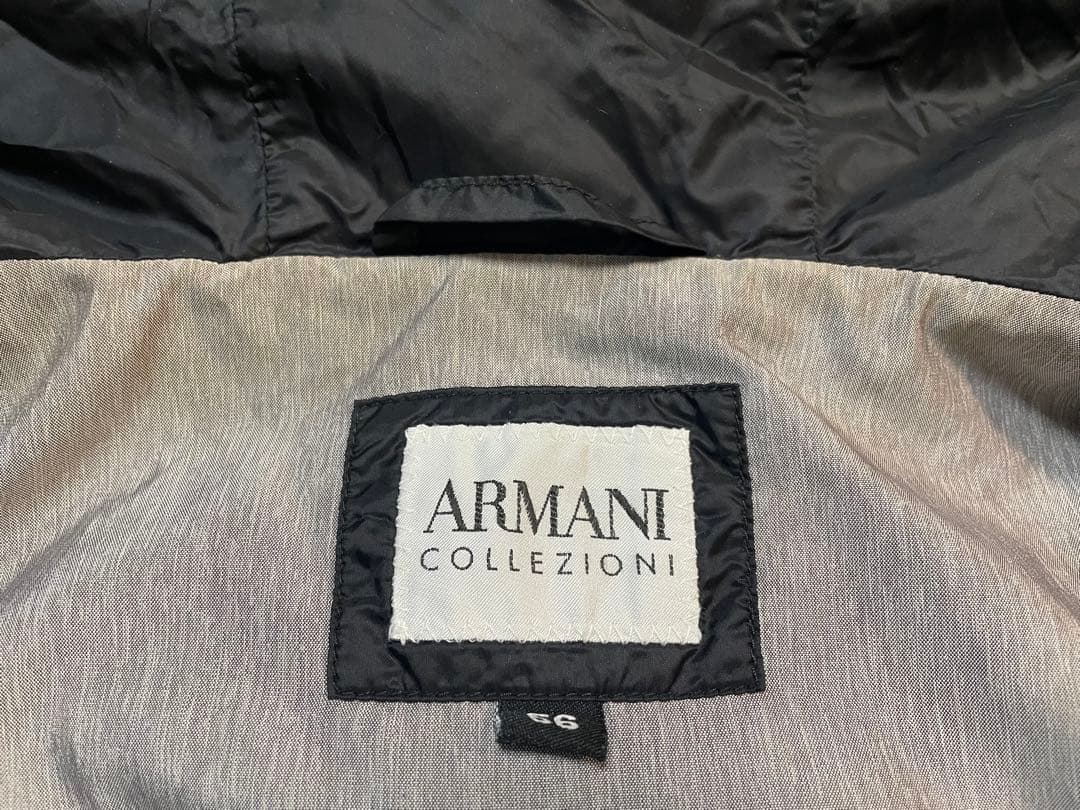 ARMANI COLLEZIONI★アルマーニ★フード付きダウンベスト★