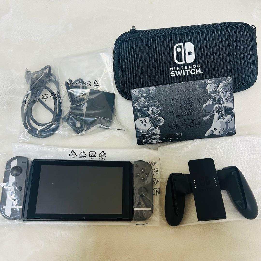 Nintendo Switch 本体 グレー SDカードなど付属品付き