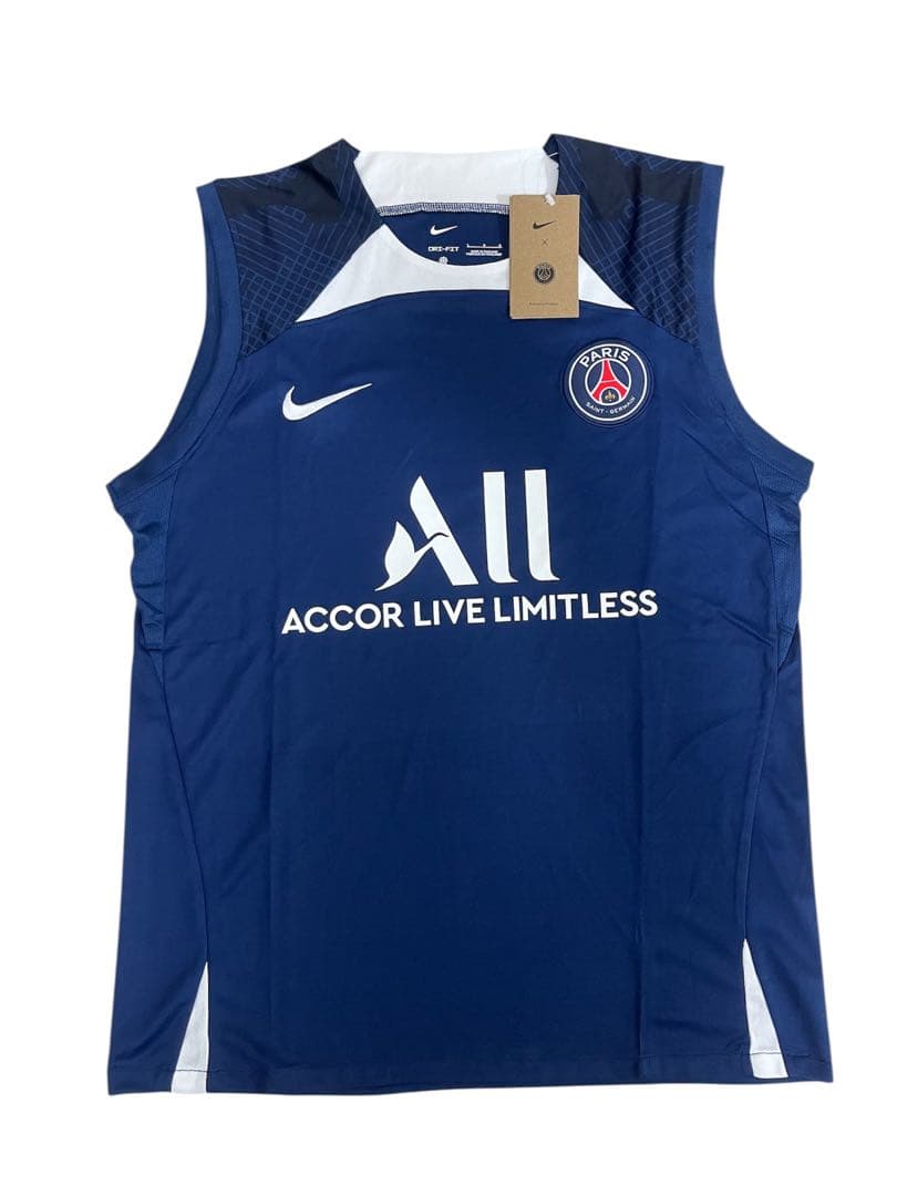 PSG トレーニングウェア（ノースリーブ）ナイキ Lサイズ