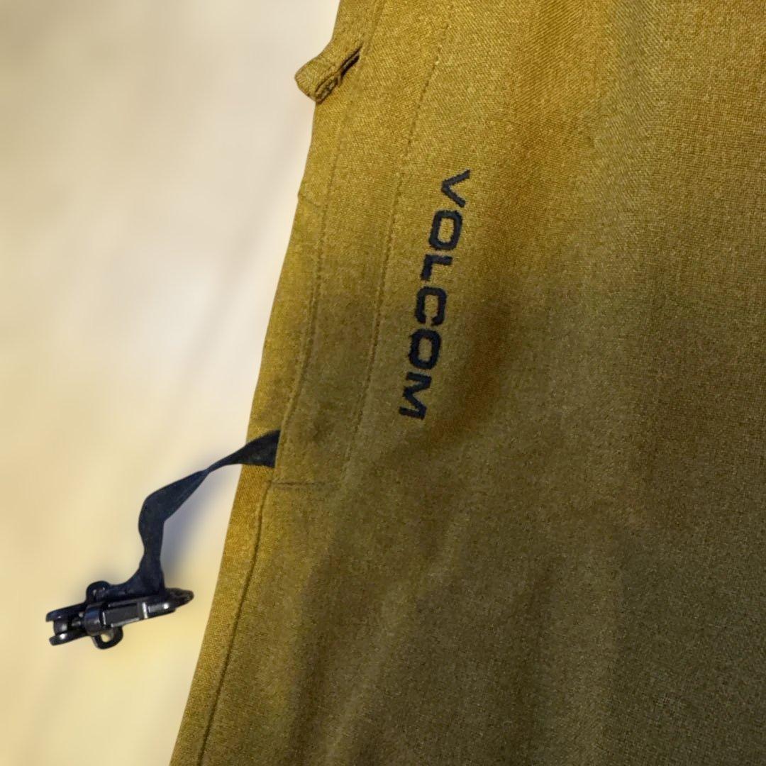 【VOLCOM】ボルコム　スノーボードパンツ メンズLサイズ　ブラウン
