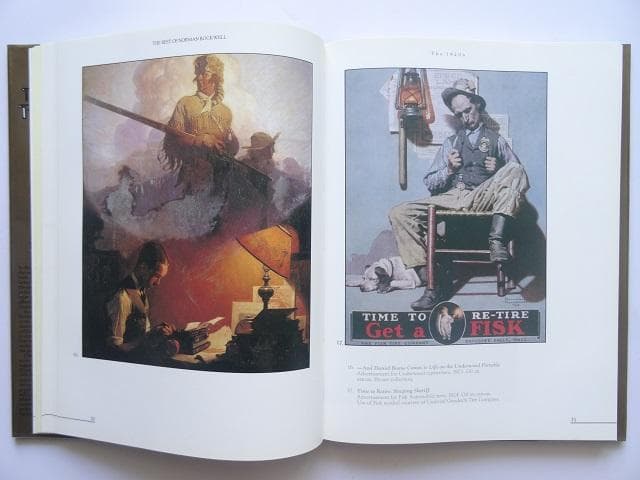洋書◆ノーマン・ロックウェル画集 作品写真集 本 ベスト