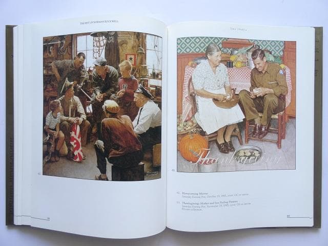 洋書◆ノーマン・ロックウェル画集 作品写真集 本 ベスト