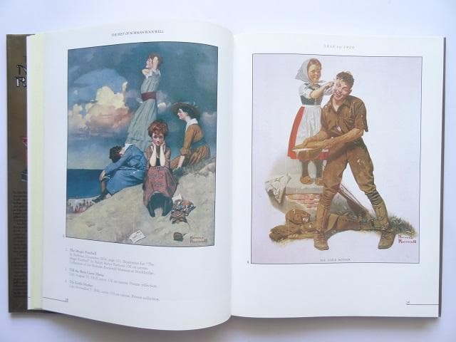 洋書◆ノーマン・ロックウェル画集 作品写真集 本 ベスト