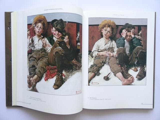 洋書◆ノーマン・ロックウェル画集 作品写真集 本 ベスト