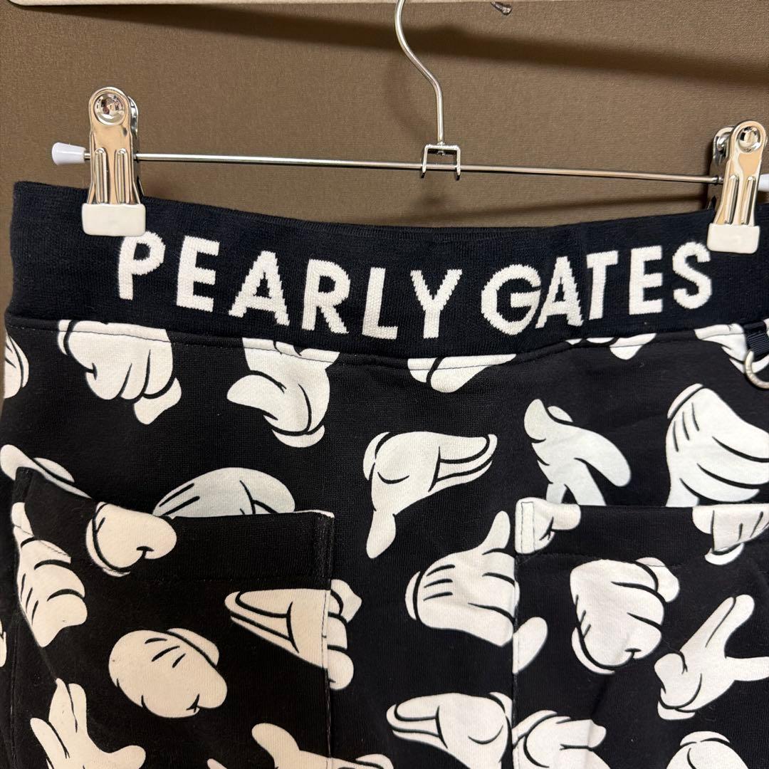 PEARLY GATES パーリーゲイツ　スウェットスカート　ミッキーマウス0