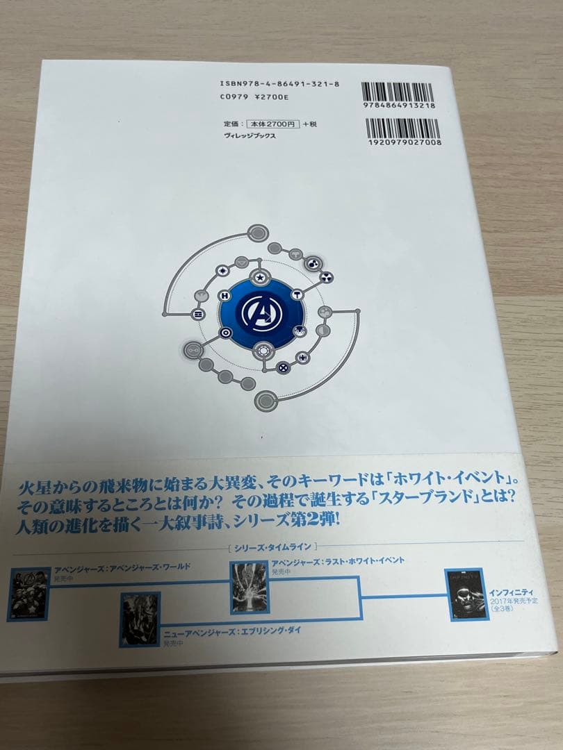 ☆初版・帯付き・新品・解説書付☆ アベンジャーズ:ラスト・ホワイト・イベント