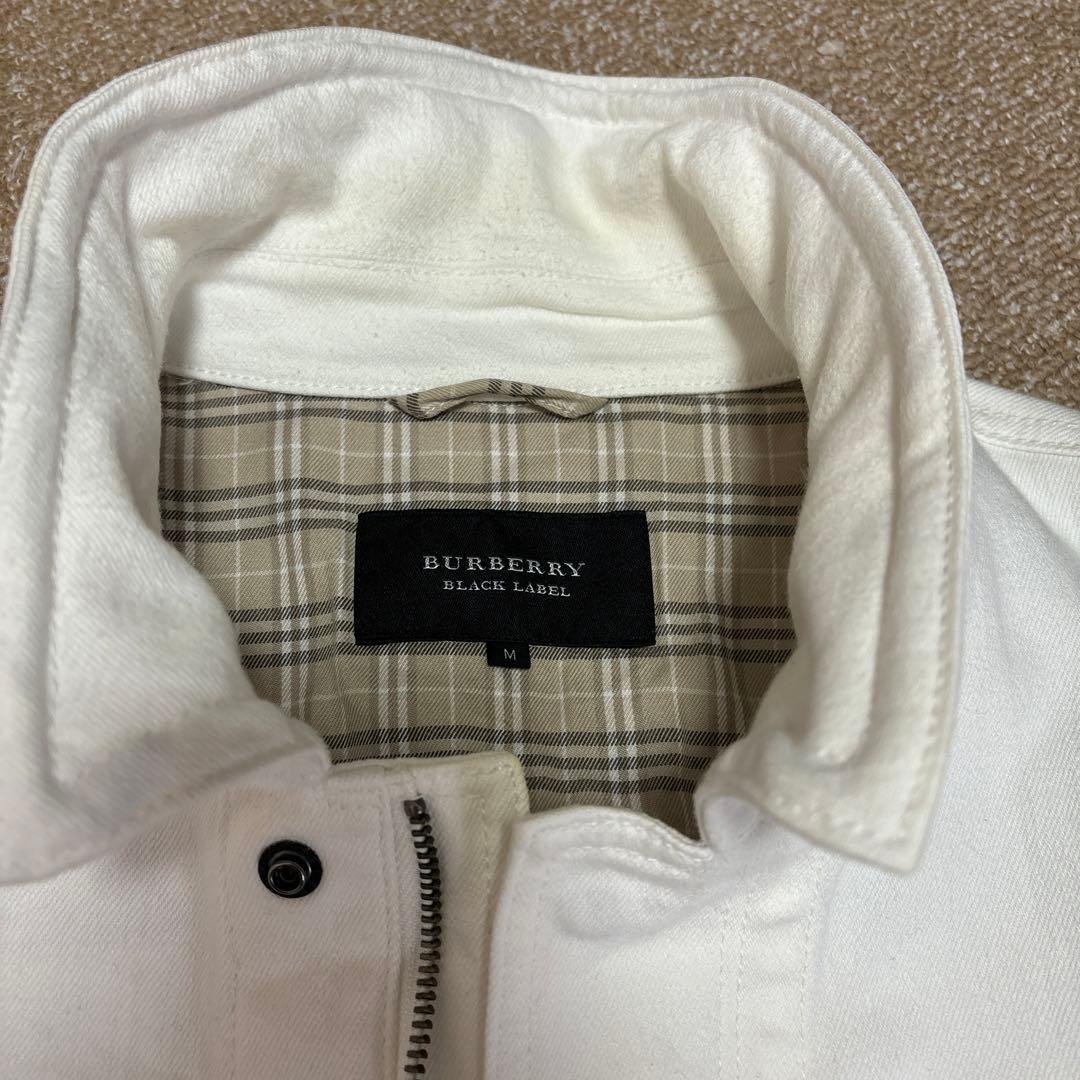 Burberryブラックレーベル ホワイトGジャン