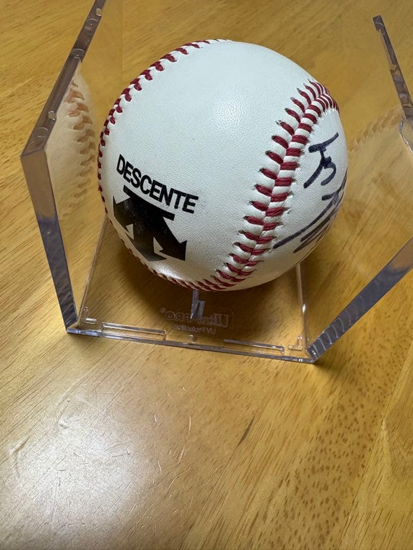 2014年日本ハム大谷翔平選手直筆サインボールデサント公式球