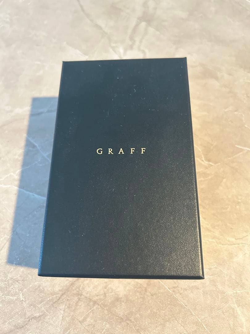 GRAFF ネイビー ギフトボックス　リング　2個用