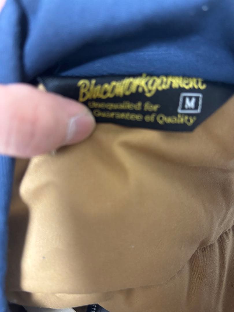 BLUCO ネイビー ダウンベスト