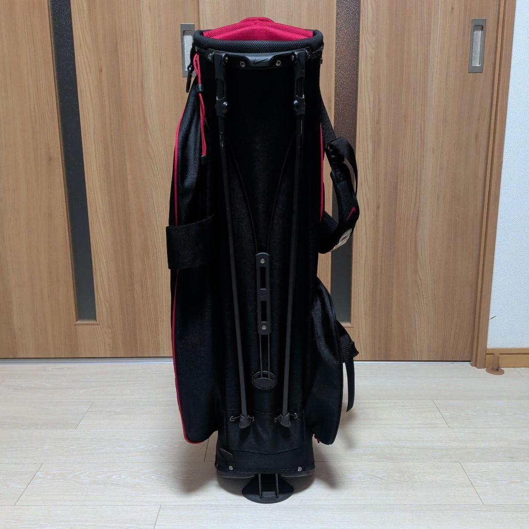 Nike キャディバッグ スタンド付き ブラック/ホワイト/レッド