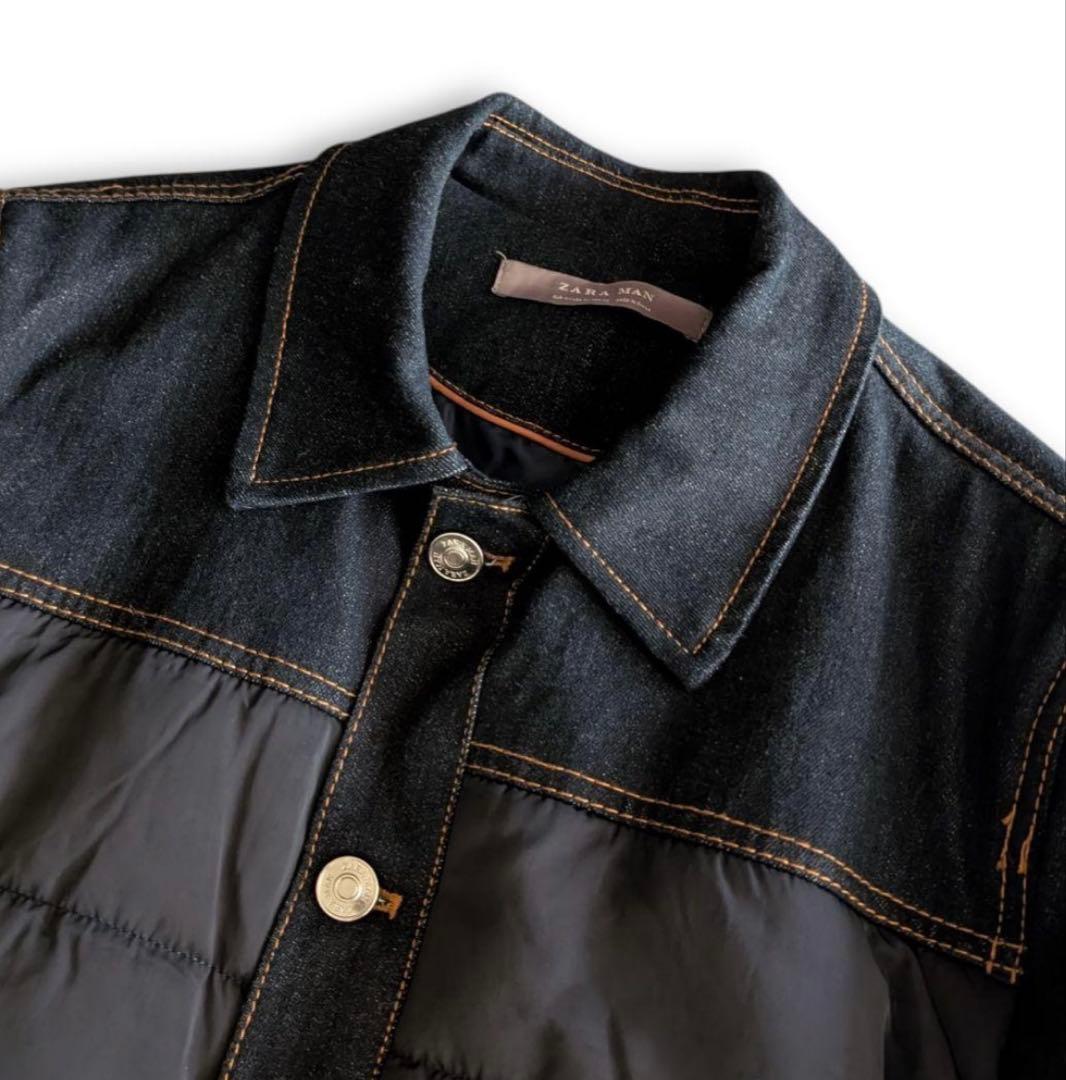 ZARA デニムダウンジャケット M