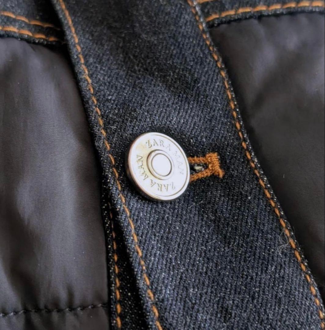 ZARA デニムダウンジャケット M