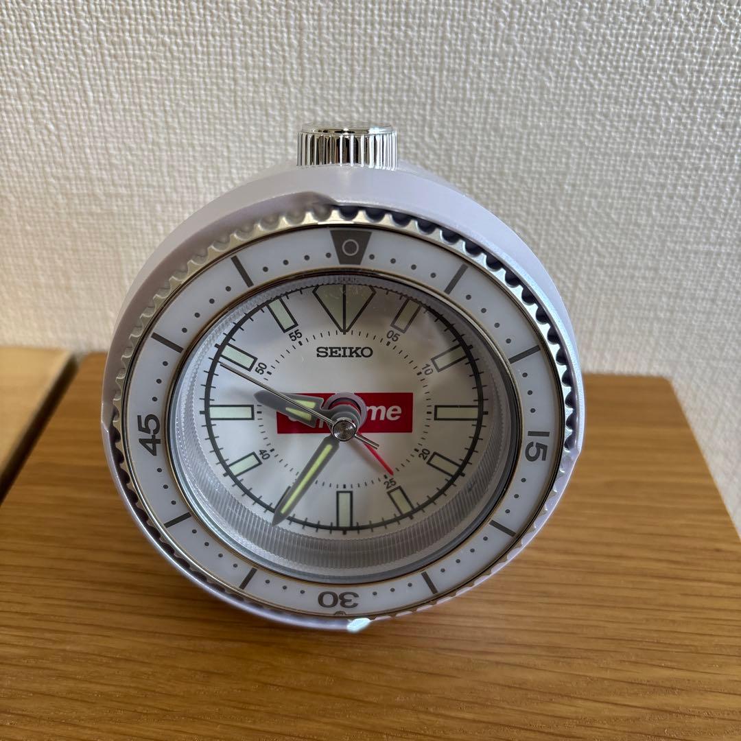 Supreme 25SS Seiko Mai Alarm Clock ホワイト