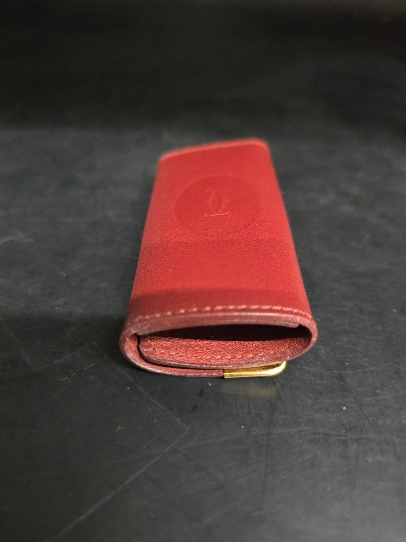 MT505 未使用 Cartier カルティエ キーケース ボルドー ゴールド