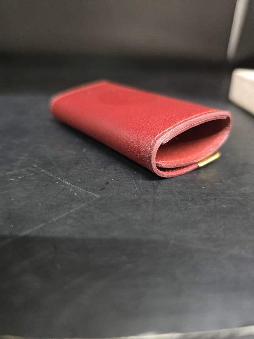MT505 未使用 Cartier カルティエ キーケース ボルドー ゴールド