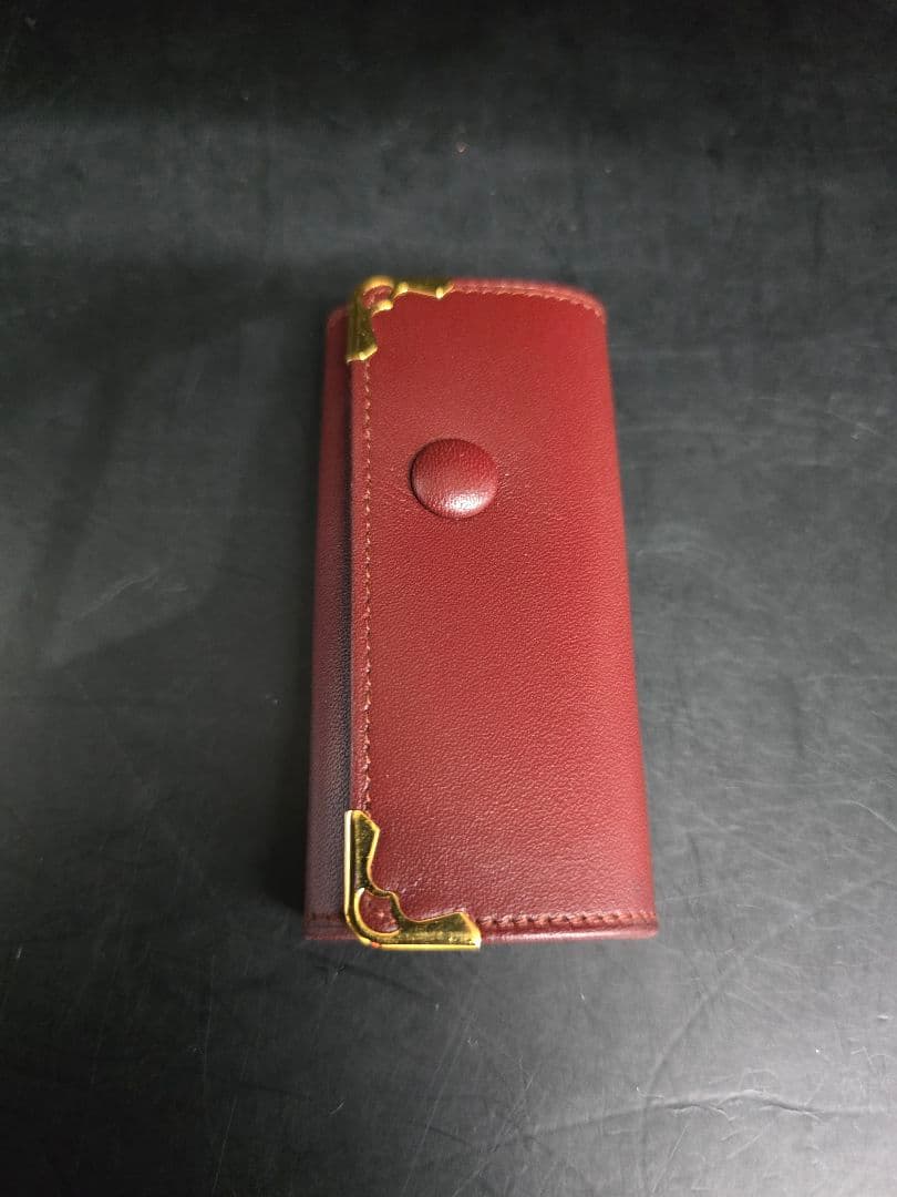 MT505 未使用 Cartier カルティエ キーケース ボルドー ゴールド