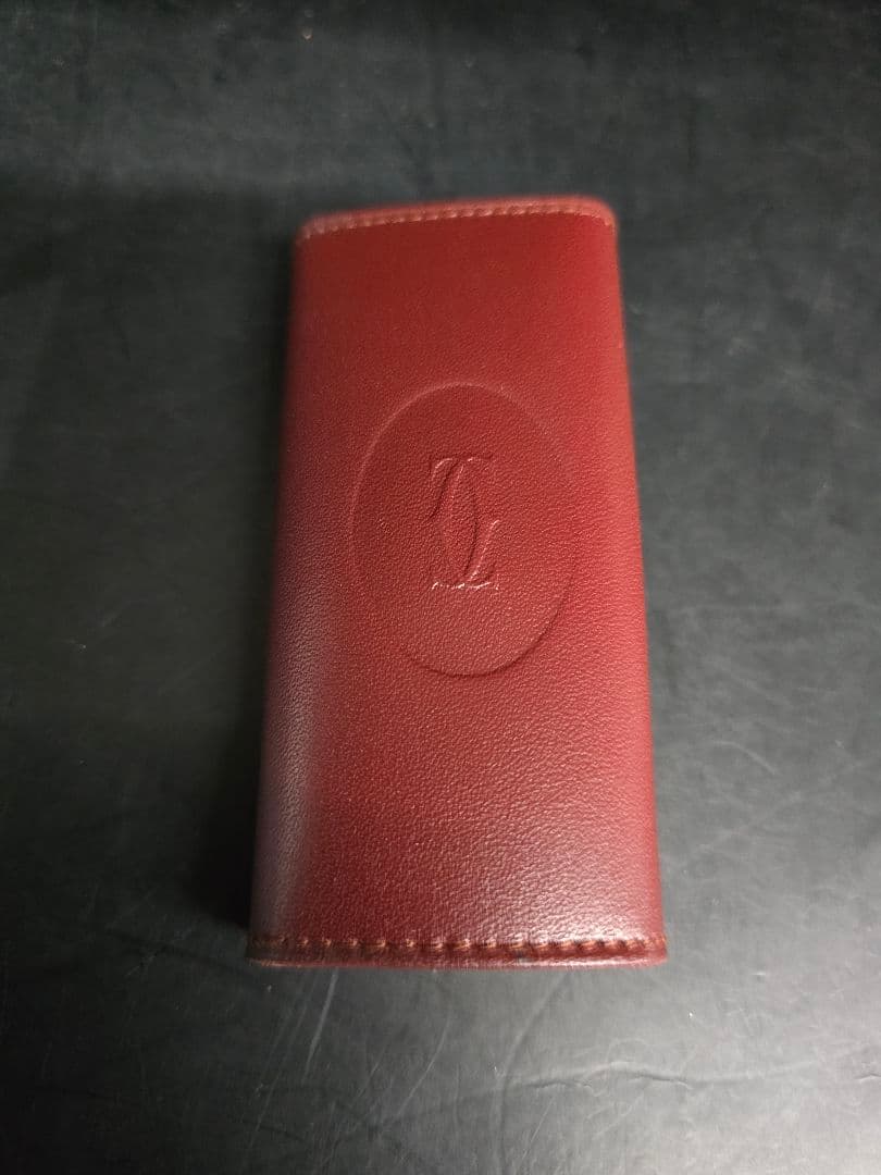 MT505 未使用 Cartier カルティエ キーケース ボルドー ゴールド