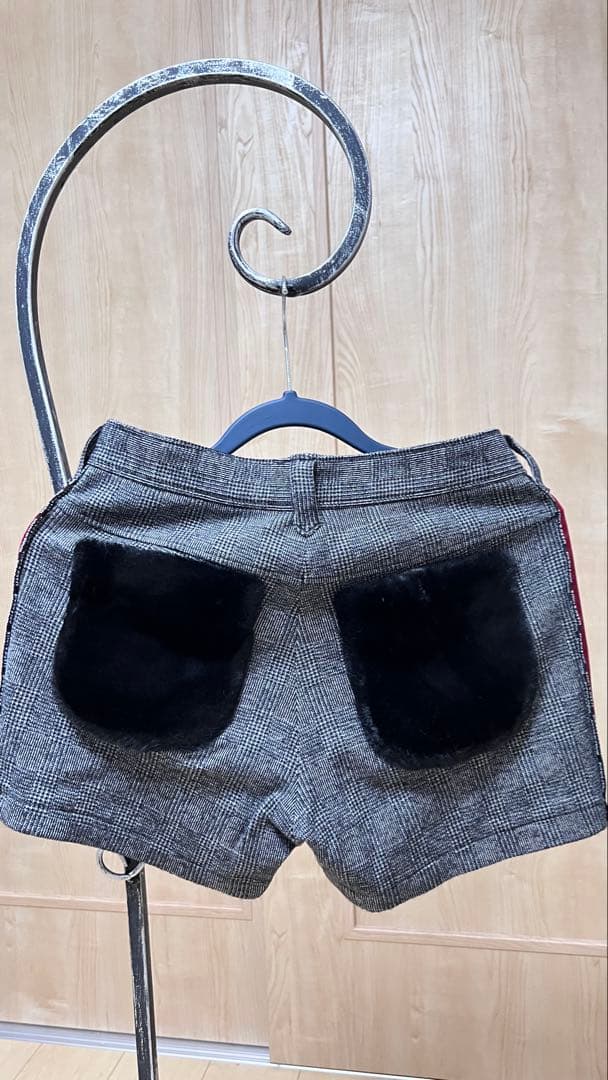 MARK & LONA ゴルフ チェック柄ショートパンツ レディース
