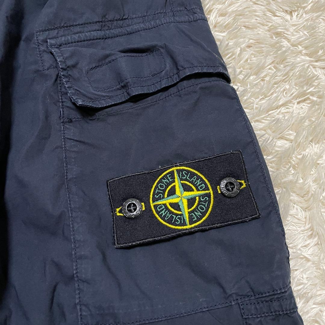 STONE  CARGO PANTS W31 ”NAVY\"
