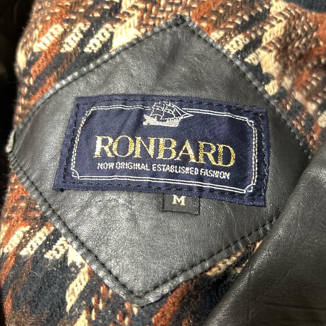 RONBARD ブラック レザーアウター Mサイズ