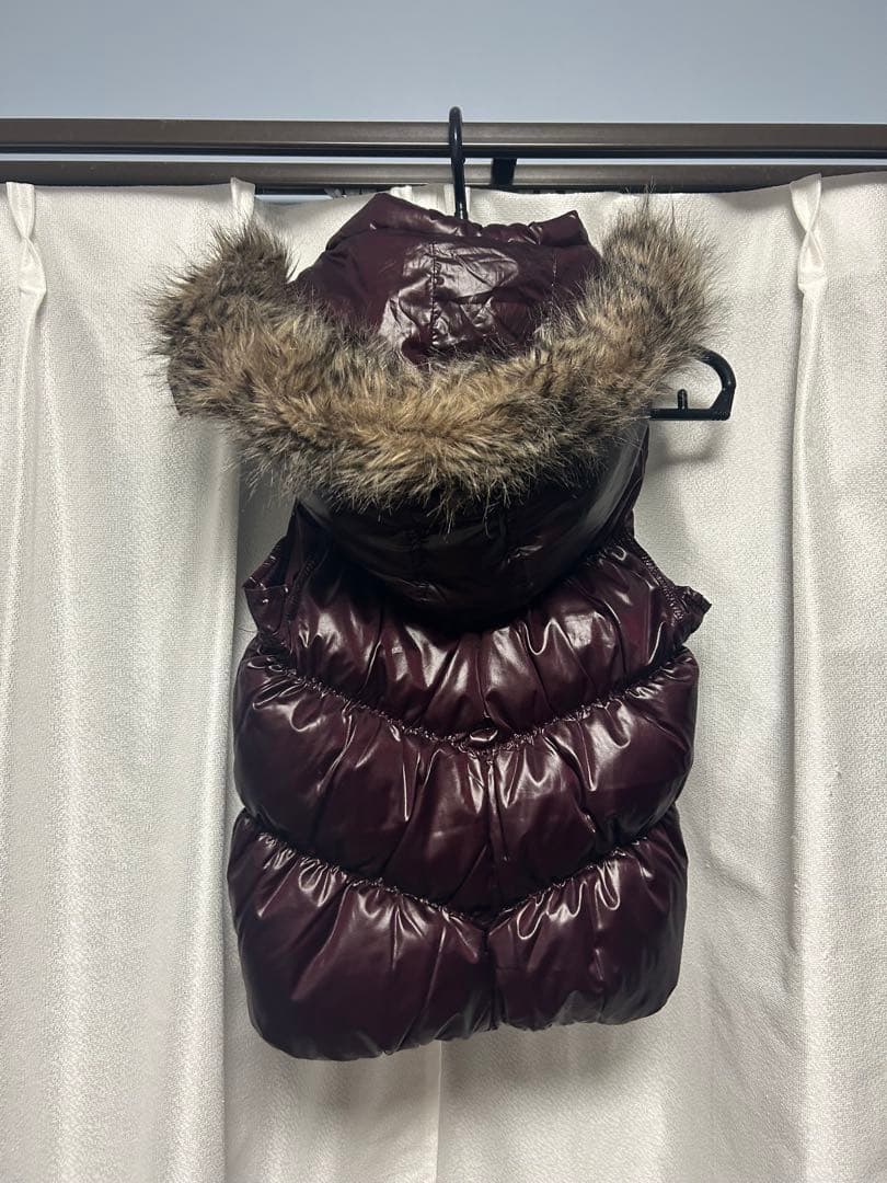 玄*様 archive 00s old gap ファーダウンベスト　光沢　お兄