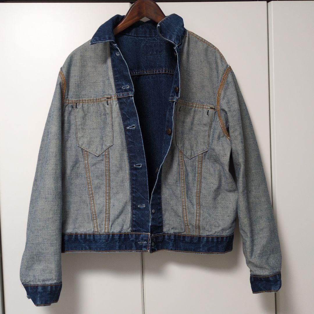 濃紺 70s リーバイス 70505 サイズ44 66前期 布ケアタグ