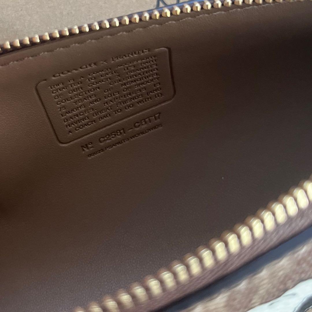 【新品未使用】COACH x PEANUTS スヌーピー コラボペンケース