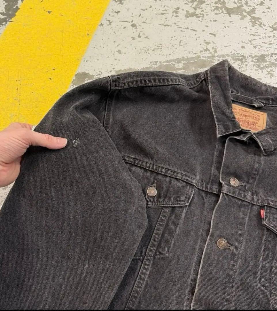 Levi's ブラック デニムジャケット XL 70507 4159 90s