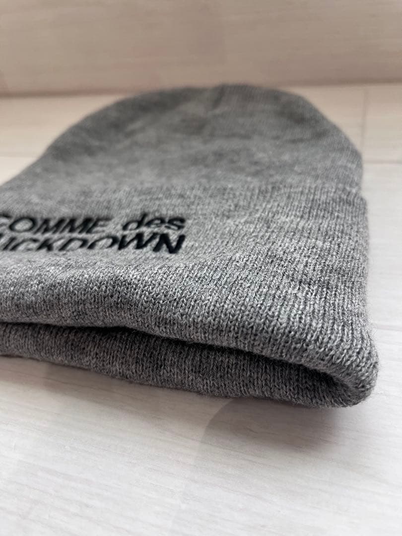 （美品）COMME des FUCKDOWN ニット帽 グレー