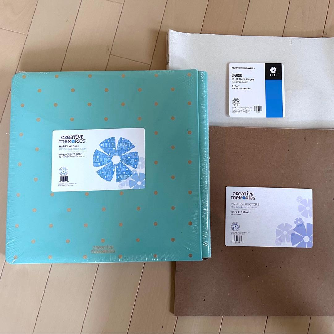 新品＊Creative Memories 12インチアルバム＋台紙＋台紙カバー
