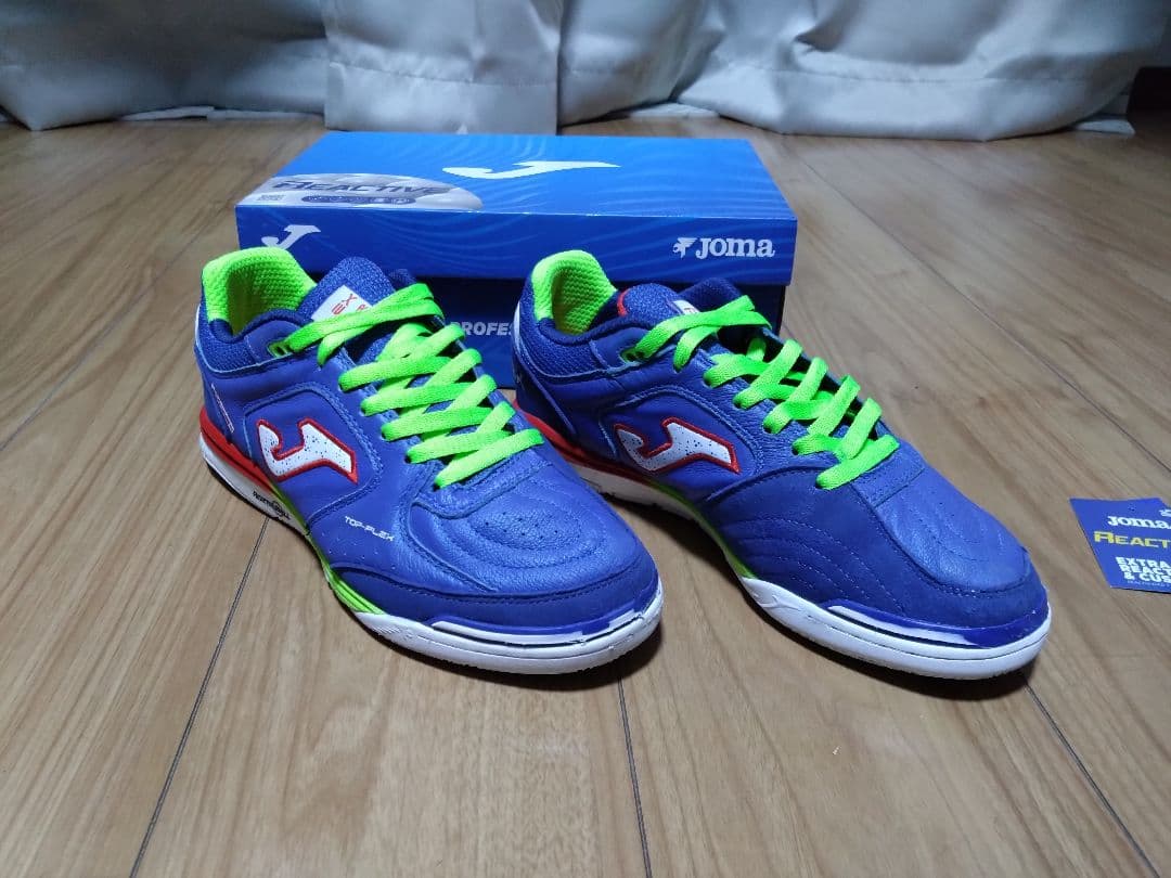 Joma Top Flex フットサルシューズ ブルー/グリーン