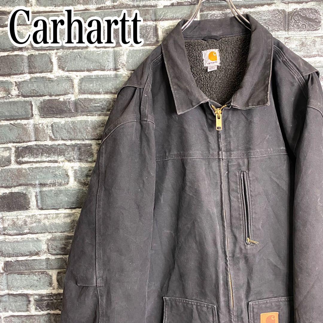 R*I様 カーハート リッジコート 90s XL ブラック 墨黒 ビッグシルエッ