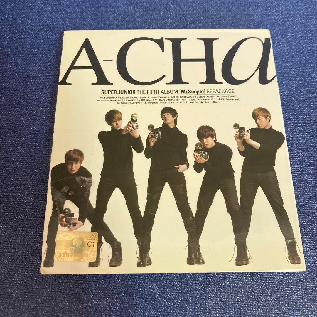 super junior A CHA CD トレカ　5枚　mr.simple