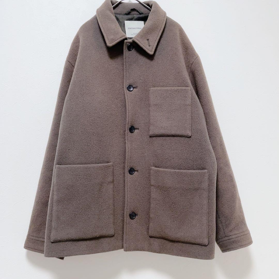 SENTDALE WOOL ウールジャケット ブラウン Mサイズ 裏地 茶色