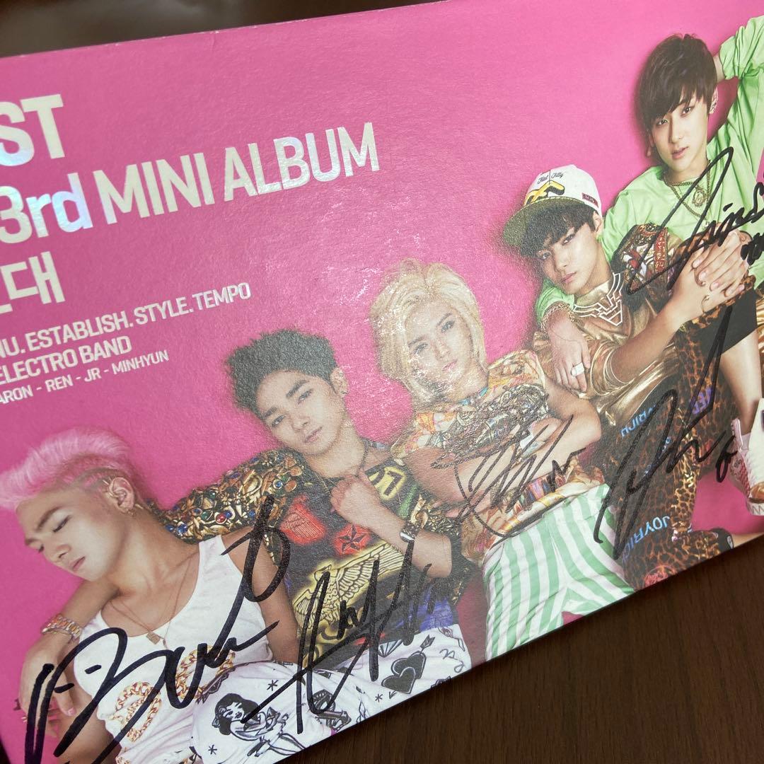 NU'EST THE 3rd MINI ALBUM 全員分　サイン入り