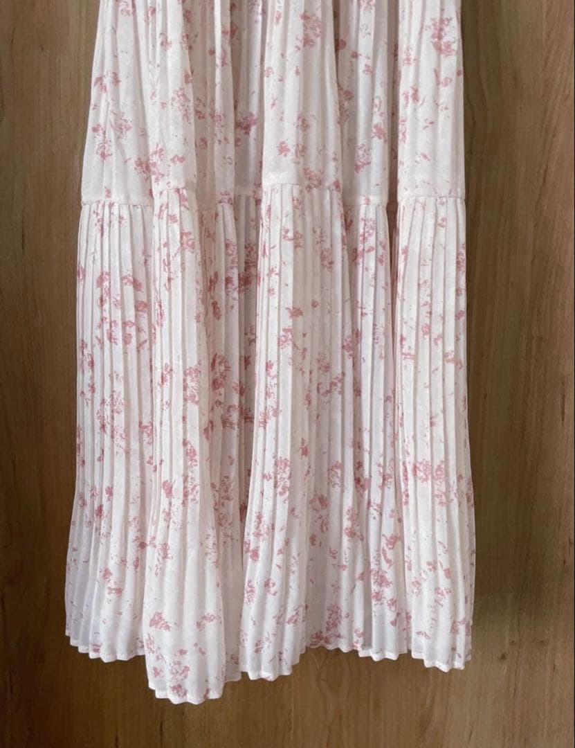 SNIDEL sustainableフリルワンピース 0 ピンク インナー付き