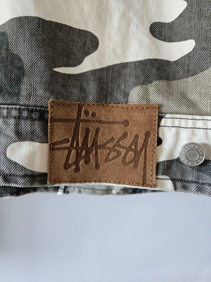 ジャケット・アウター Stussy CAMO ZIP WORK JACKET XXL
