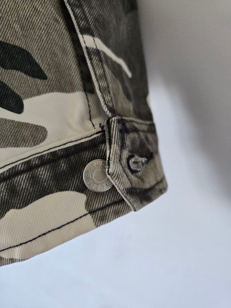 ジャケット・アウター Stussy CAMO ZIP WORK JACKET XXL
