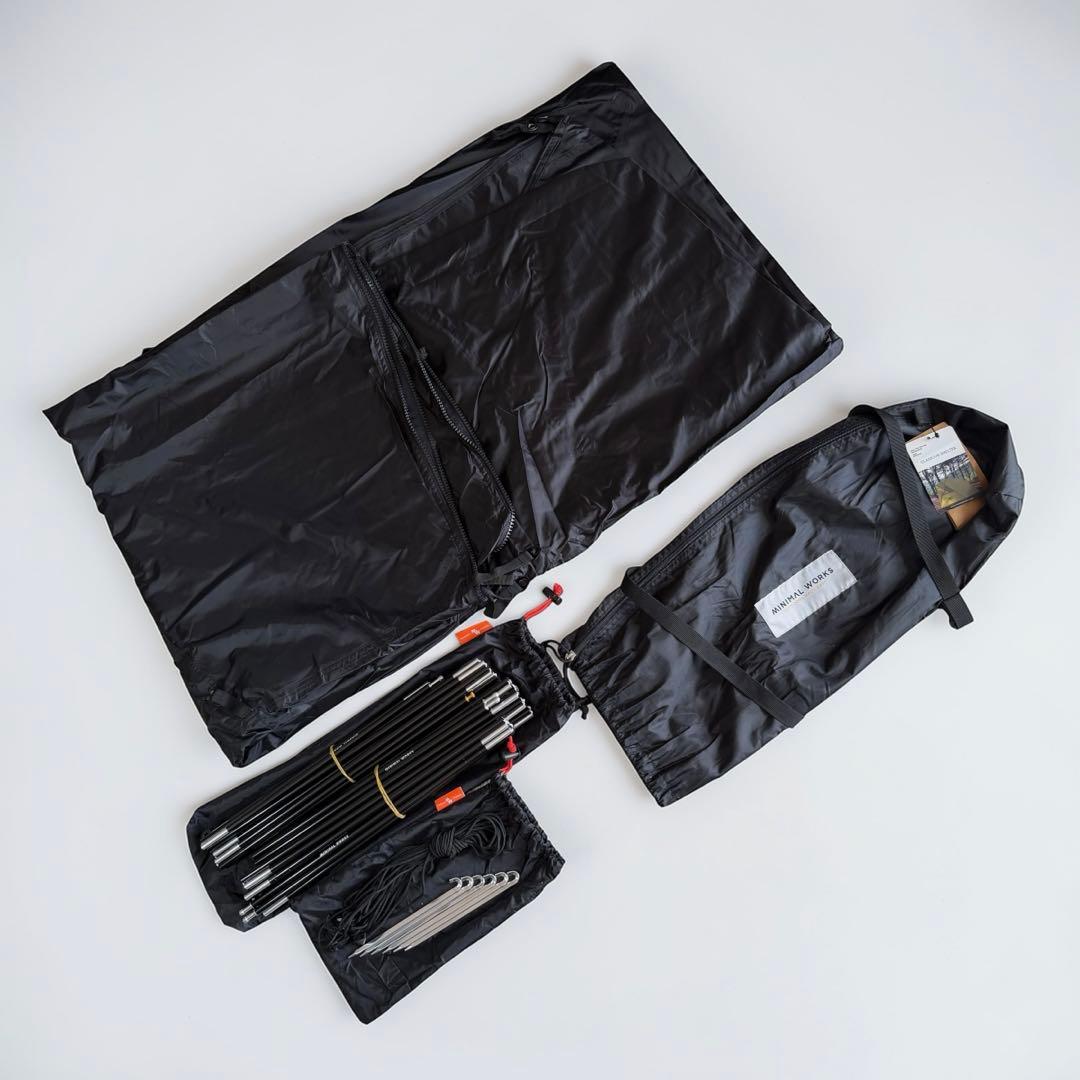 MINIMAL WORKS GLAMOUR SHELTER ドア未使用 ブラック