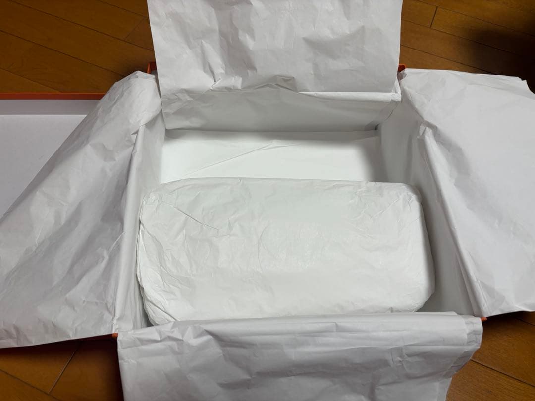 エルメス　HERMES 空箱　梱包用紙付　美品34.6✖️34.6✖️14.0