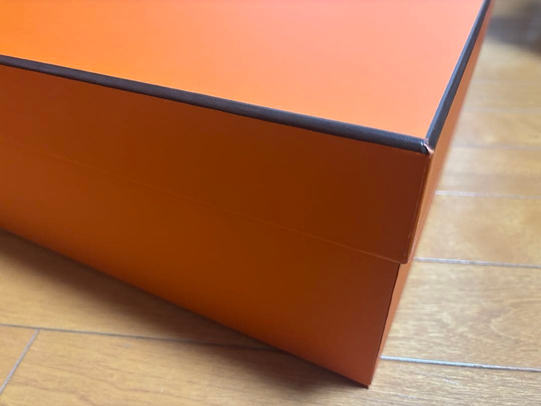 エルメス　HERMES 空箱　梱包用紙付　美品34.6✖️34.6✖️14.0