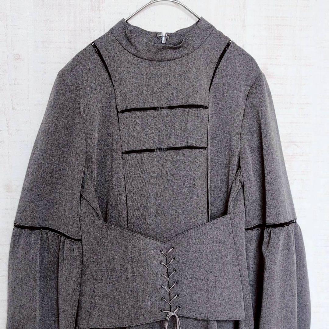 Ameri vintage即完売ワンピース LACE UP BELT DRESS